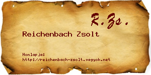 Reichenbach Zsolt névjegykártya